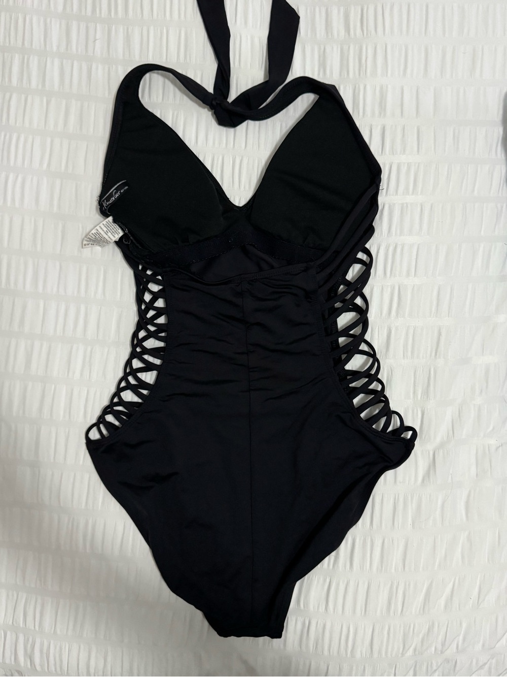 Kenneth Cole New York Black One-Piece Swimsuit